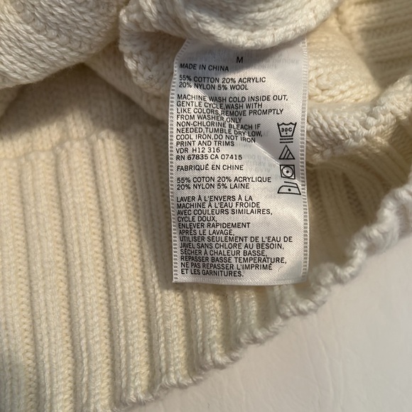 Nautica - Men’s Wool Blend Sweater - Size Medium - Picture 5 of 5